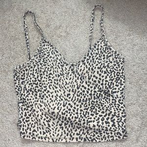 Leopard Crossover Tank top
